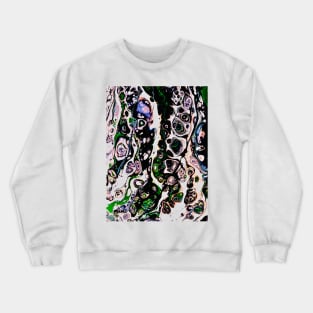 Abstract acrylic pouring art Crewneck Sweatshirt